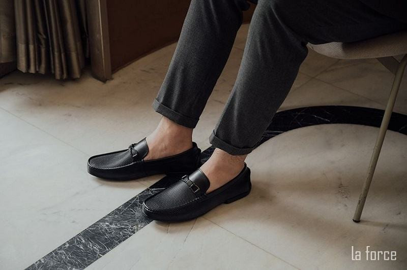 Giầy lười nam Bit Loafer da bò cao cấp