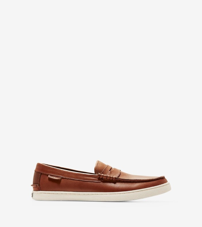Giày lười nam Cole Haan Nantucket Loafer II màu nâu, tổng thể