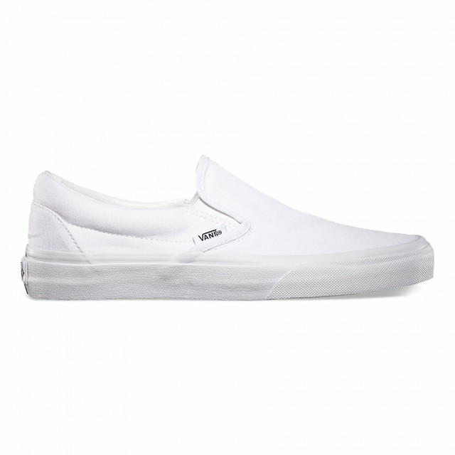 Giày lười nam màu trắng Vans Classics Slip-On năng động trẻ trung