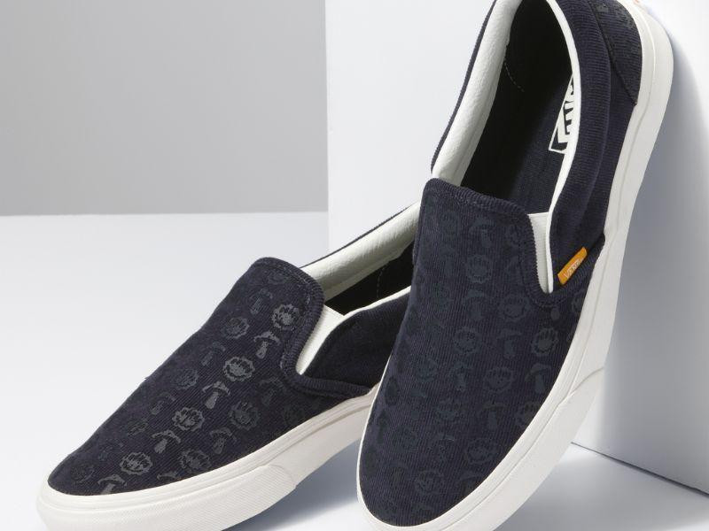 Giày lười vải nam Gucci Vans Slip On cổ điển