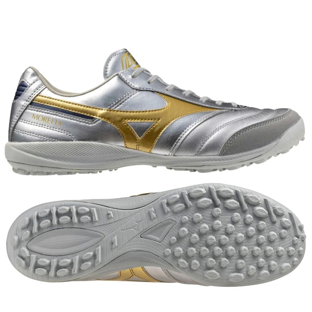 Giày Mizuno Morelia Sala Pro TF màu bạc vàng