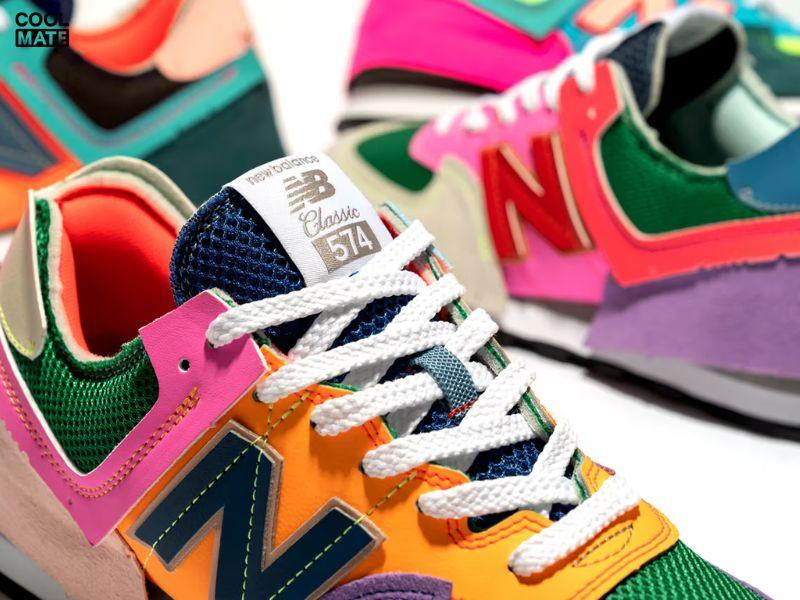 Giày New Balance đa dạng mẫu mã và màu sắc tươi sáng