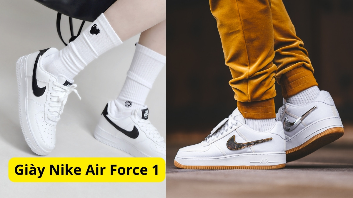 Giày Nike Air Force 1 thể thao biểu tượng đường phố