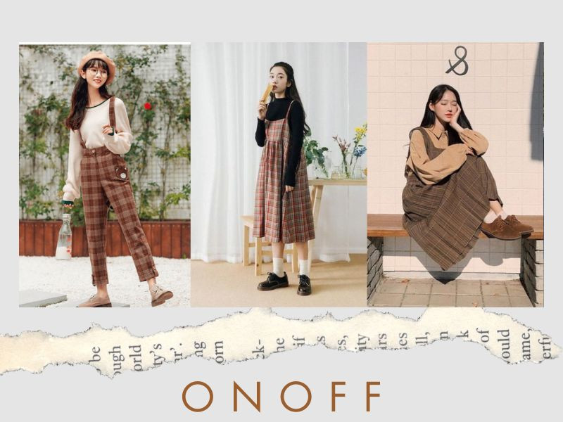 Giày Oxford kết hợp quần hoặc váy yếm
