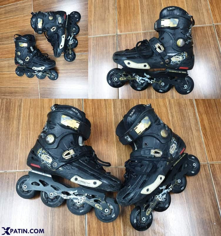 Giày patin cũ chất lượng cao sau khi kiểm tra