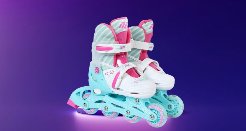 Giày patin Neon Inline Yvolution NT08T4 với form ôm chân chắc chắn