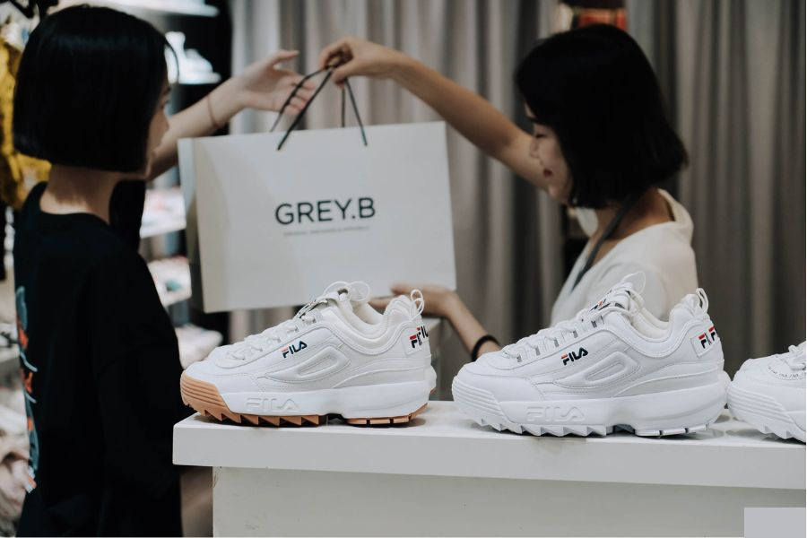 Giày phong cách Hàn Quốc Grey.B