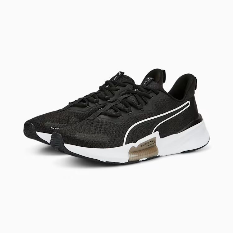 Giày Puma PWRFrame TR 2 màu đen, đại diện cho công nghệ và phong cách thể thao của thương hiệu Puma, liệu giày Puma có tốt không cho tập luyện cường độ cao?