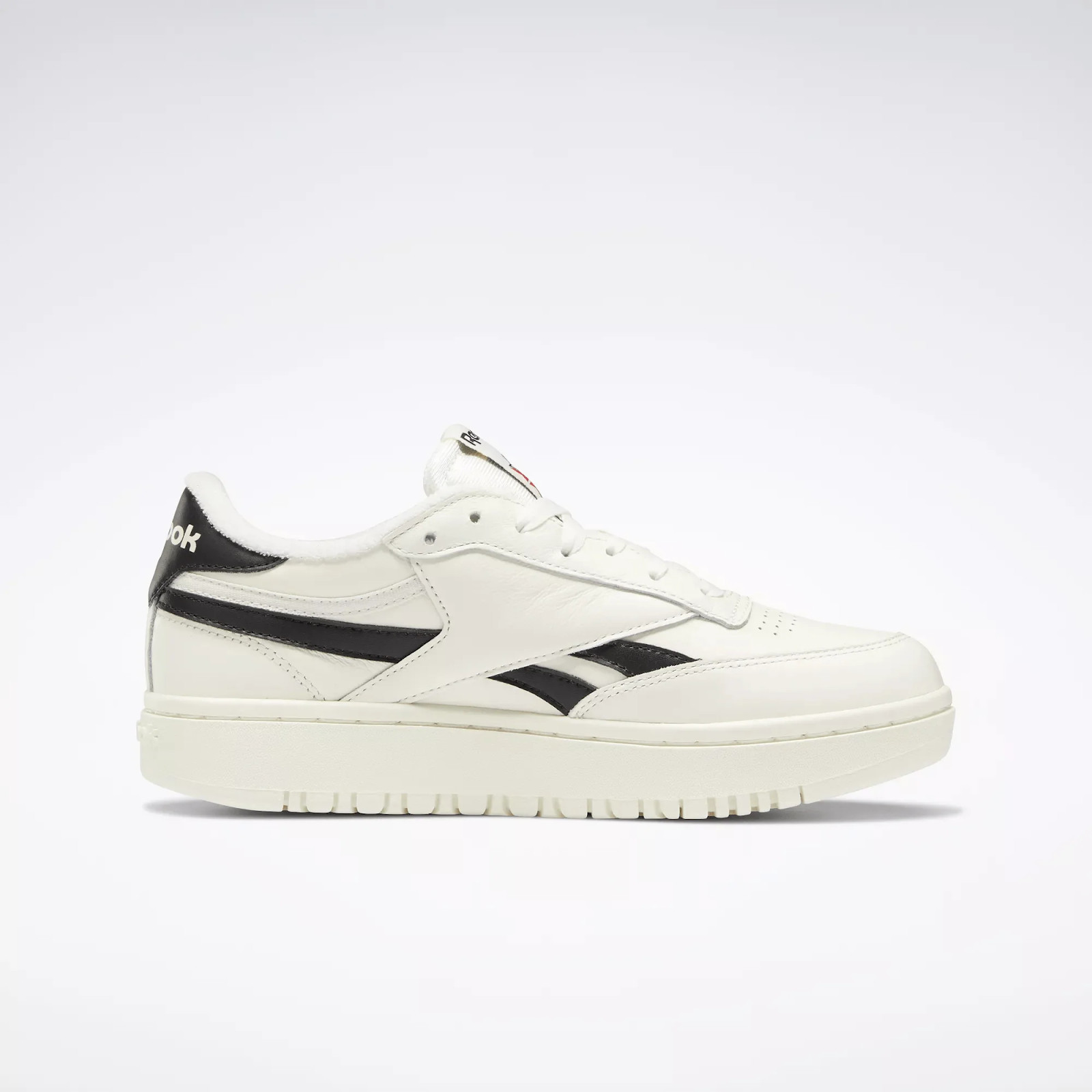Giày Reebok Club C Double nữ bằng da bền bỉ, đế cao tôn dáng