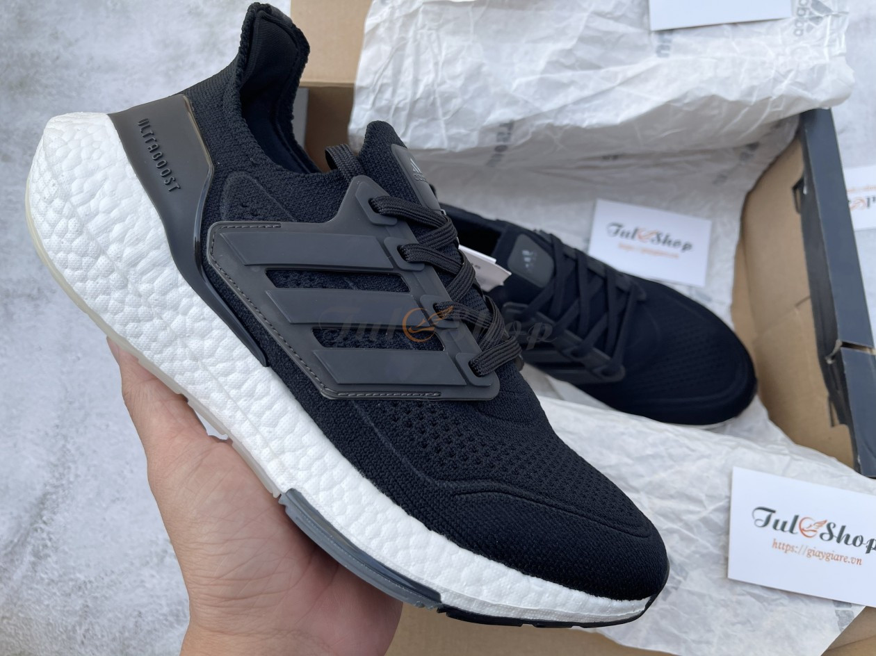 Giày sneaker hot trend chính hãng ADIDAS ULTRA BOOST 21 CORE BLACK