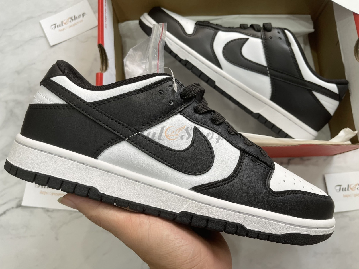 Giày sneaker hot trend chính hãng NIKE DUNK LOW WHITE BLACK PANDA