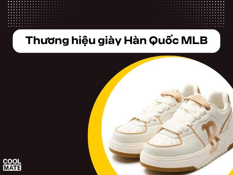 Giày sneaker MLB chính hãng với logo NY Yankees