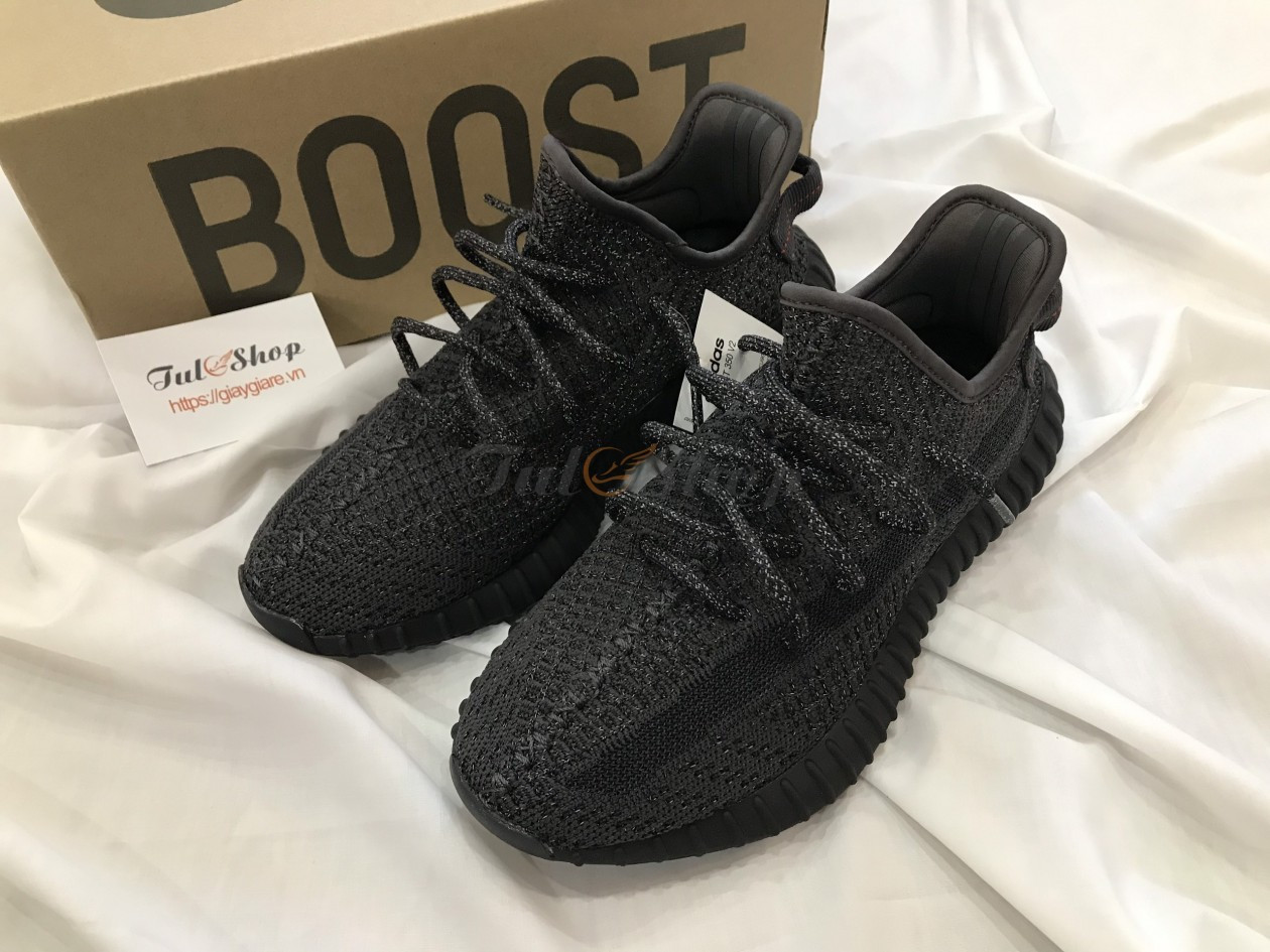 Giày sneaker nam 2024 Adidas Yeezy 350 V2 Static Black 3m Reflective