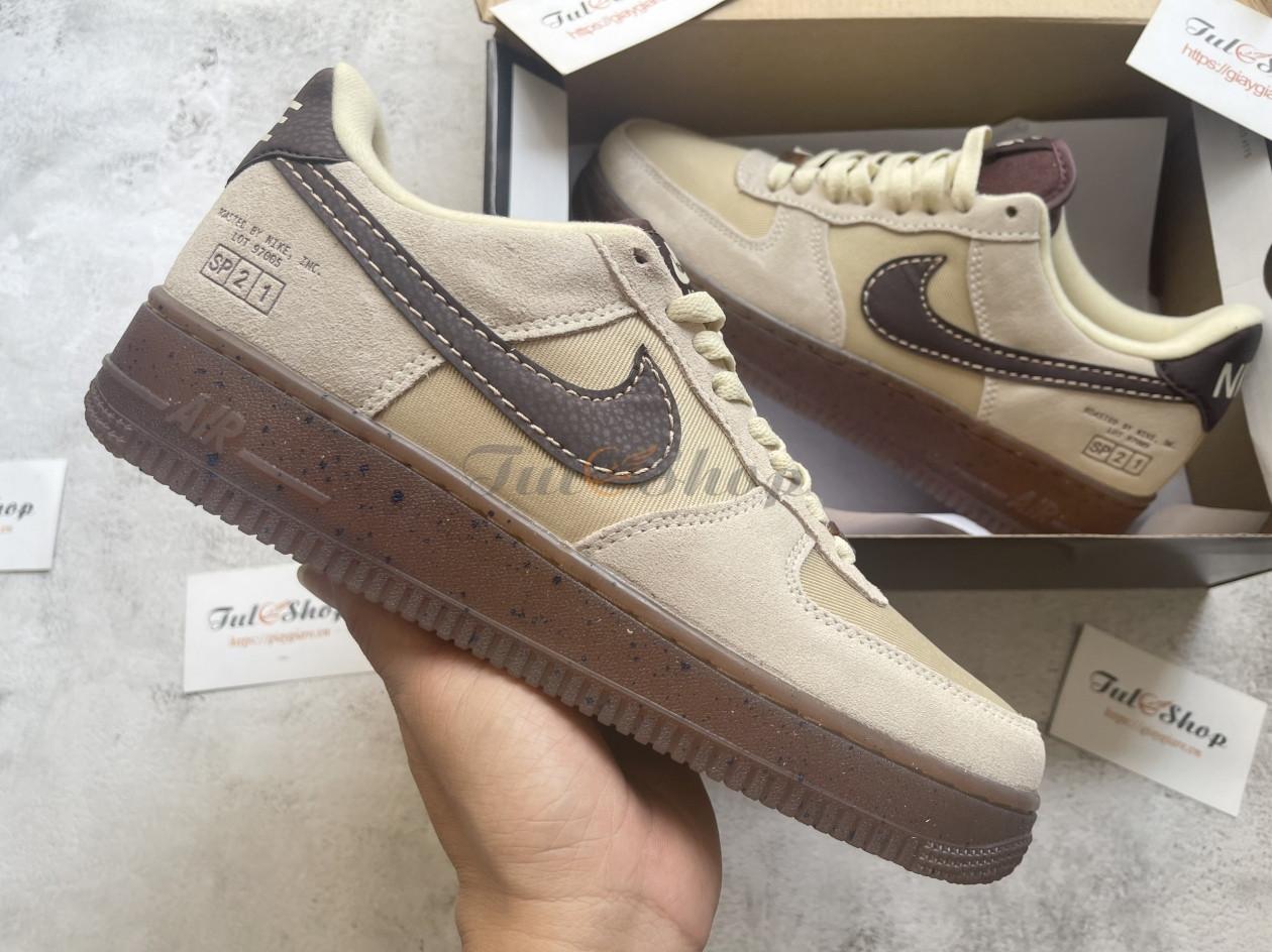 Giày sneaker nam 2024 Nike Air Force 1 Low SP 21 Coffee