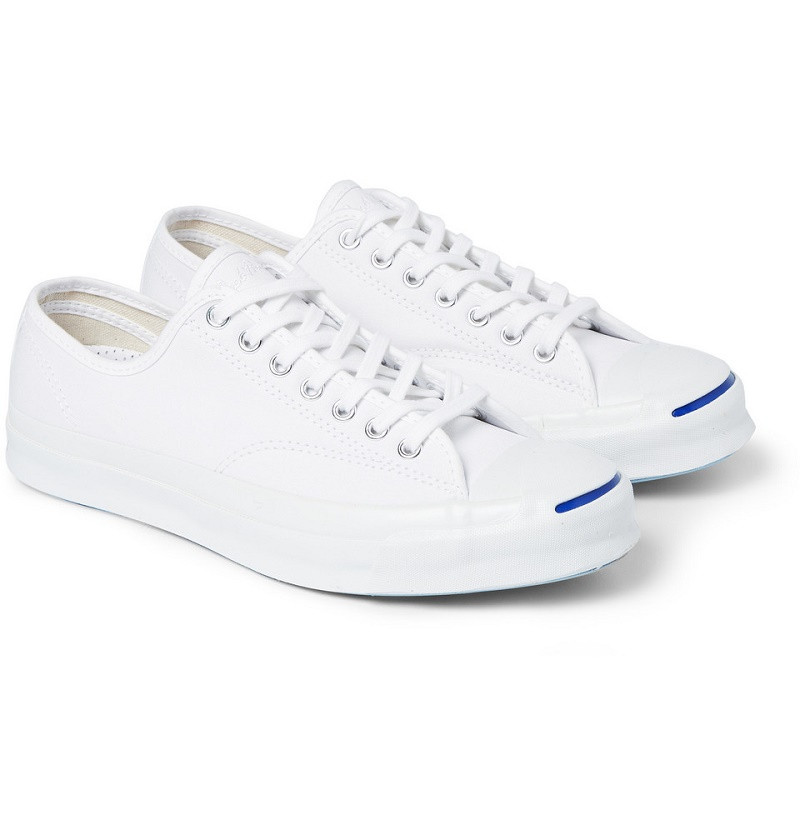 Giày sneaker nam trắng Converse Jack Purcell cổ điển, phong cách đường phố