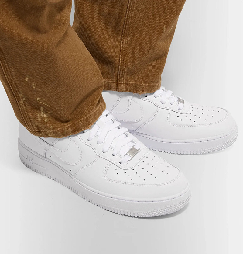 Giày sneaker nam trắng Nike Air Force 1 Low All White kinh điển
