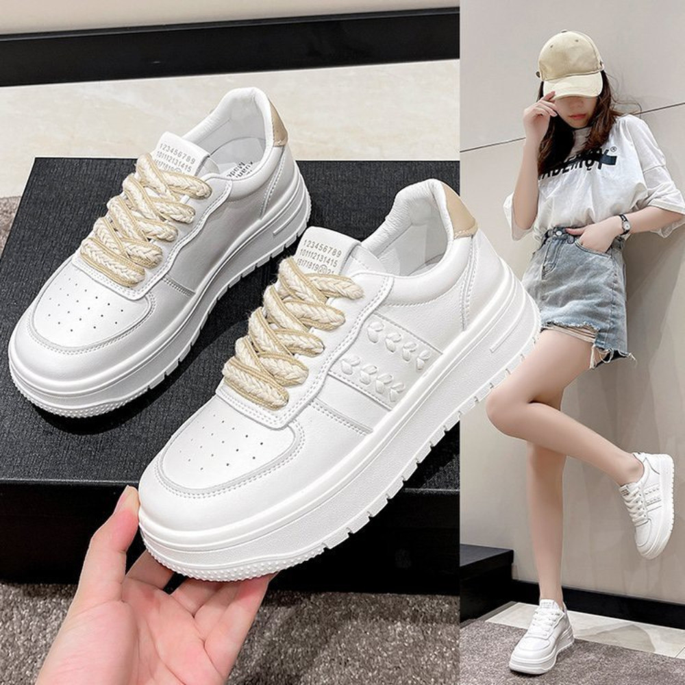 giày sneaker nữ đi êm chân với thiết kế phối màu hiện đại