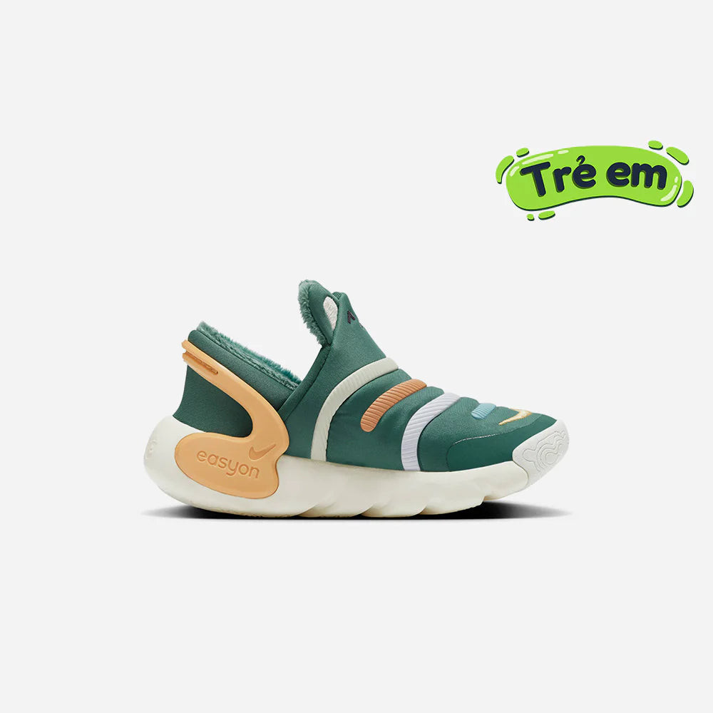 Giày sneaker trẻ em chính hãng Nike Dynamo 2 Easyon Lil màu xanh lá, hỗ trợ tối đa cho bàn chân.