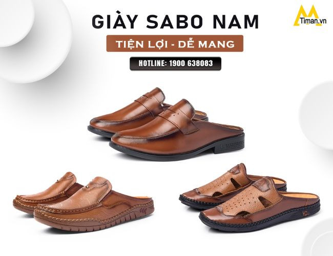 Giày sục nam đẹp đa dạng kiểu dáng tại Giày Hà Anh