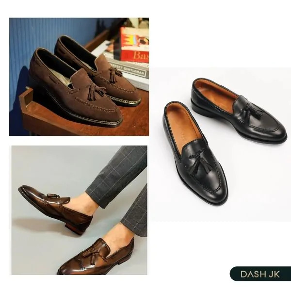 Giày Tassel Loafer với họa tiết tua rua độc đáo