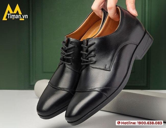 Giày tây nam độn đế giúp tôn dáng, tăng tự tin