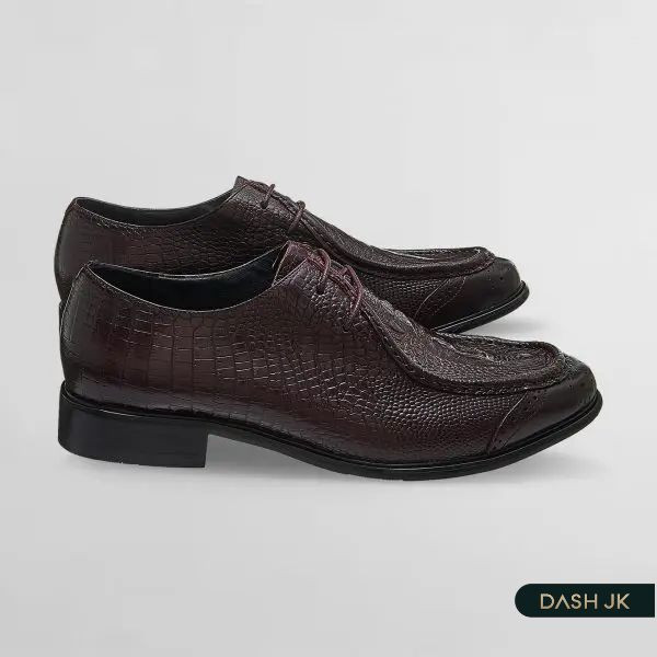 Giày tây nam hàng hiệu Valentino loafer da cá sấu