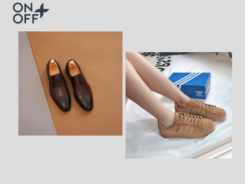 Giày tây nâu lịch lãm