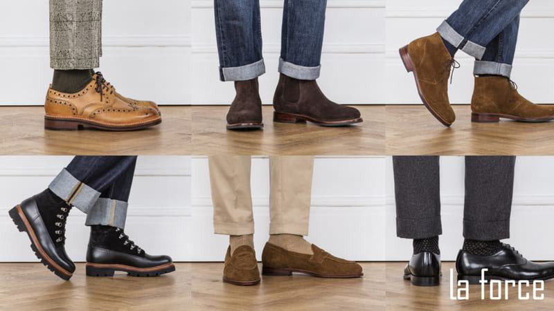 Giày tây nâu nam phối cùng quần jeans