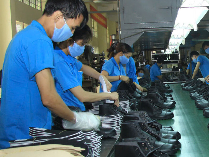 Giày tây quân đội phong cách cổ điển