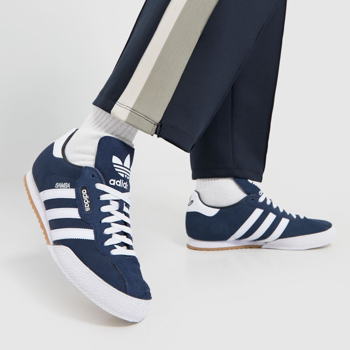 Giày thể thao Adidas Samba Suede Sneaker màu xanh navy
