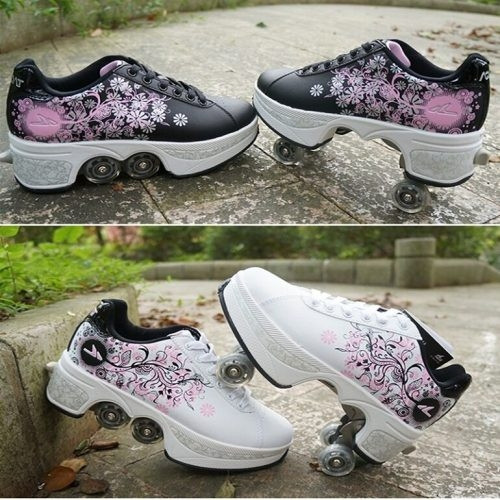 Giày thể thao bốn bánh xe có thể gấp gọn tiện lợi