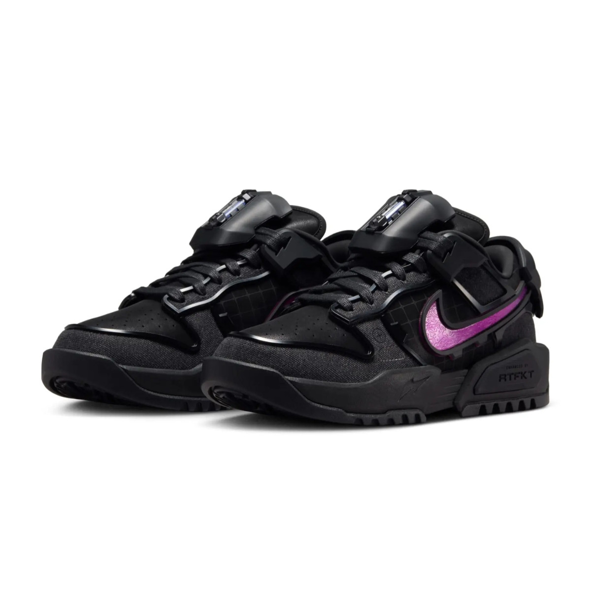 Giày thể thao hot RTFKT x Nike Dunk Low Genesis Void màu tím độc đáo