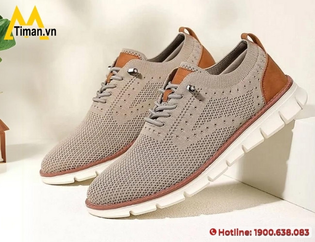Giày thể thao nam độn đế phong cách hiện đại