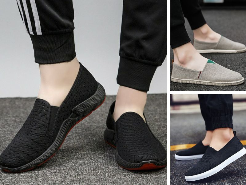 Giày thể thao nam Slip-on tiện lợi cho phong cách hàng ngày