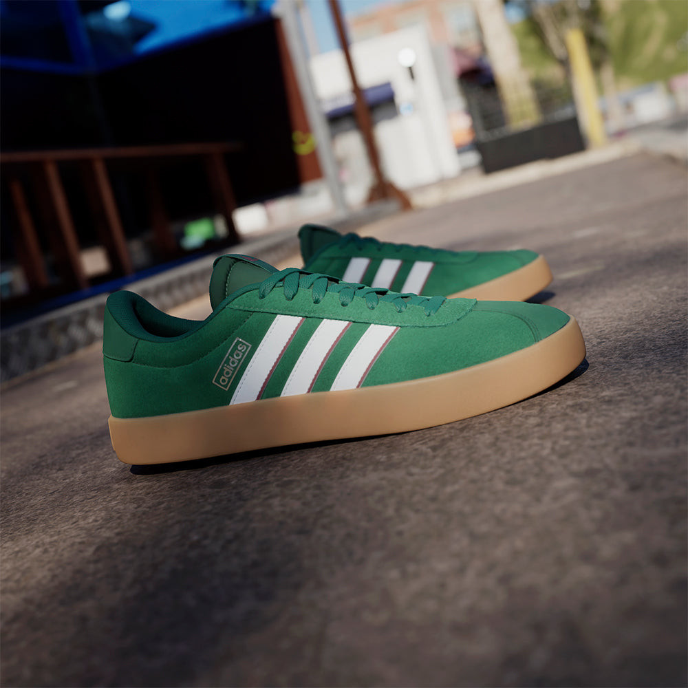 Giày thể thao thời trang nam Adidas màu đen phối trắng
