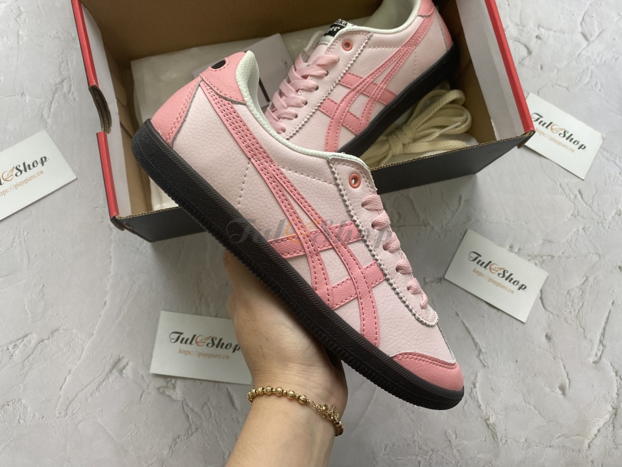 Giày Tiger Onitsuka nữ Tokuten màu hồng tươi tắn, cá tính