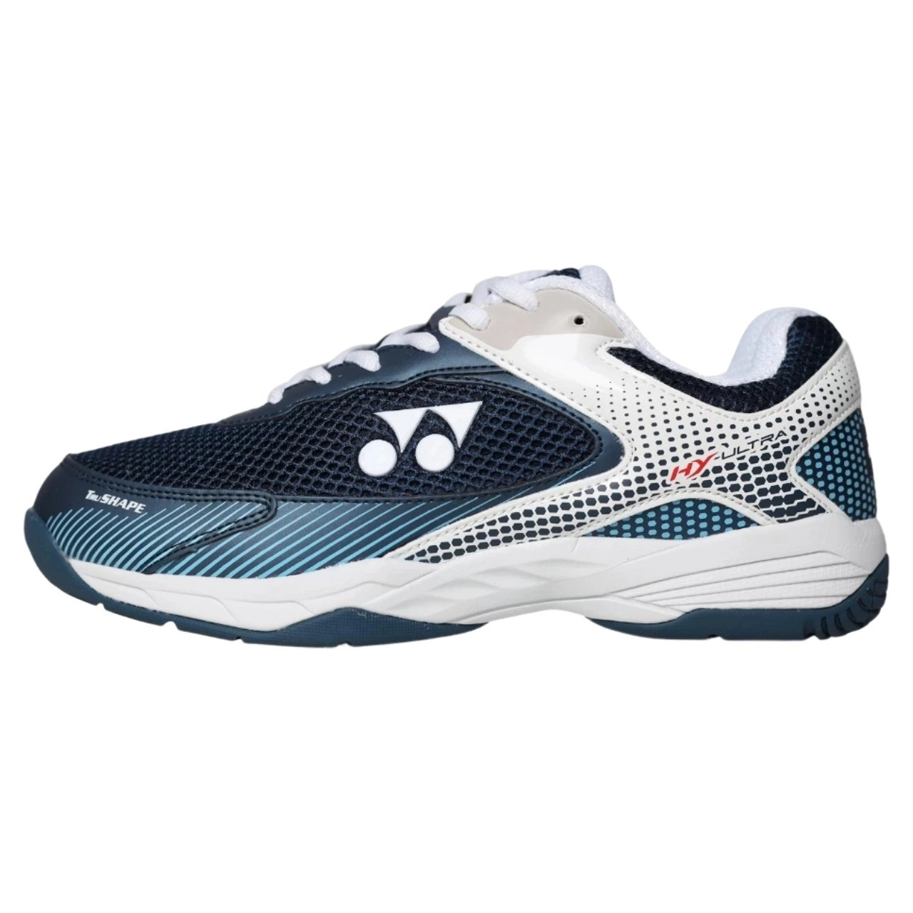 Giày Yonex Hy Ultra màu xanh coban đậm phối trắng và xanh ngọc