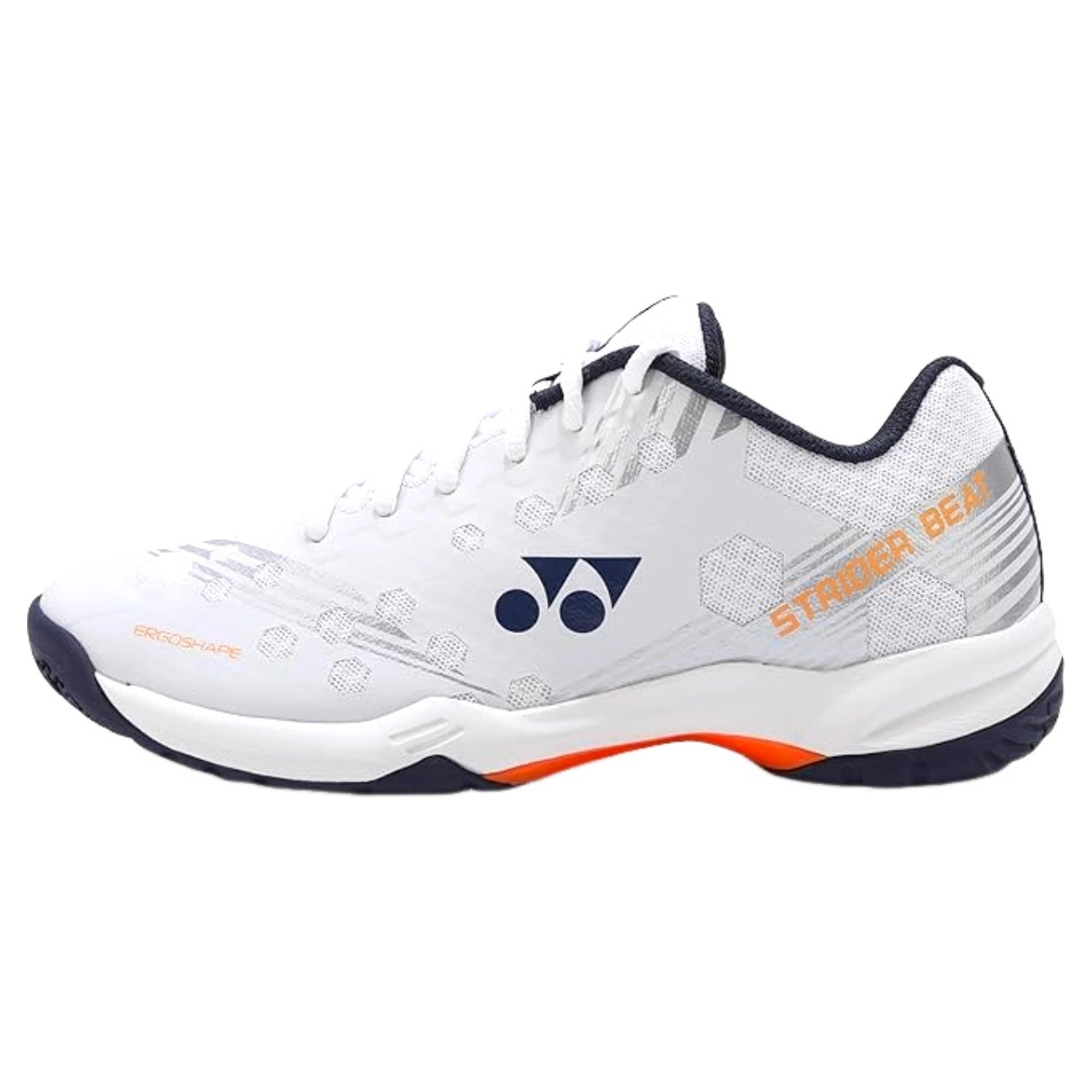 Giày Yonex Strider Beat trắng cam, tổng quan thiết kế
