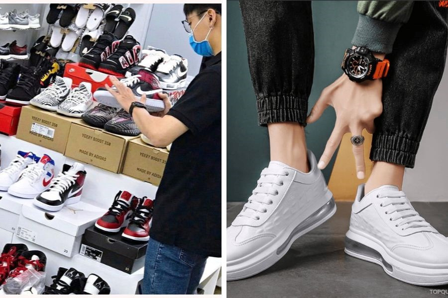 Hình ảnh bộ sưu tập giày thể thao nam đa dạng tại Mee House Đà Nẵng