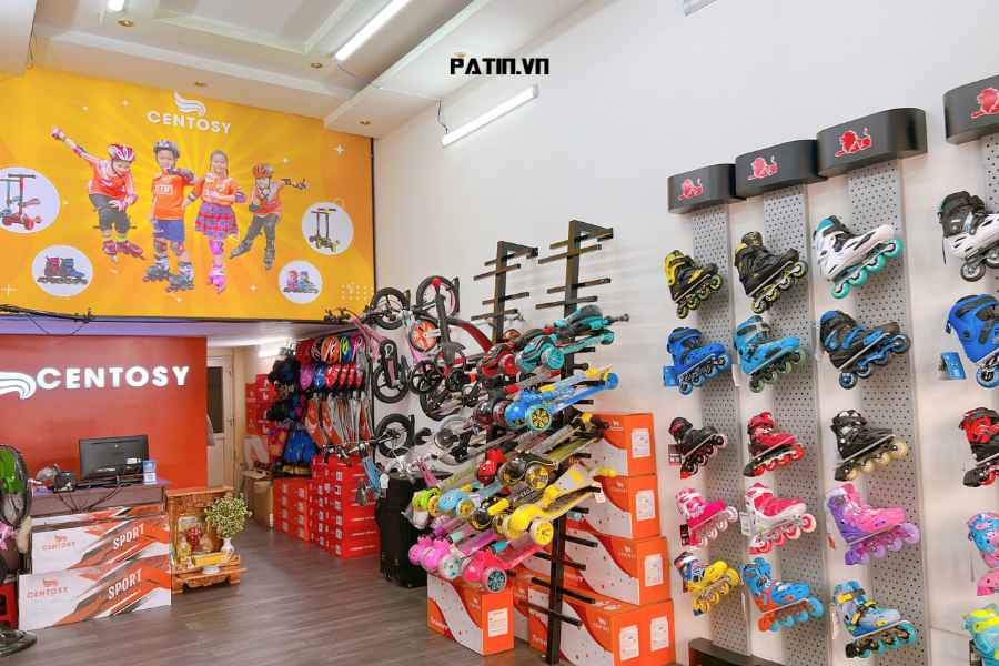 Hình ảnh cửa hàng giày patin Đà Nẵng với không gian rộng rãi