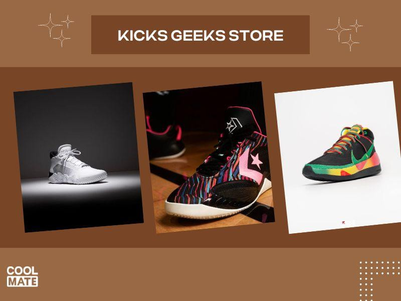 Hình ảnh giày bóng rổ Nike Jordan đa sắc màu tại Kicks Geeks Store