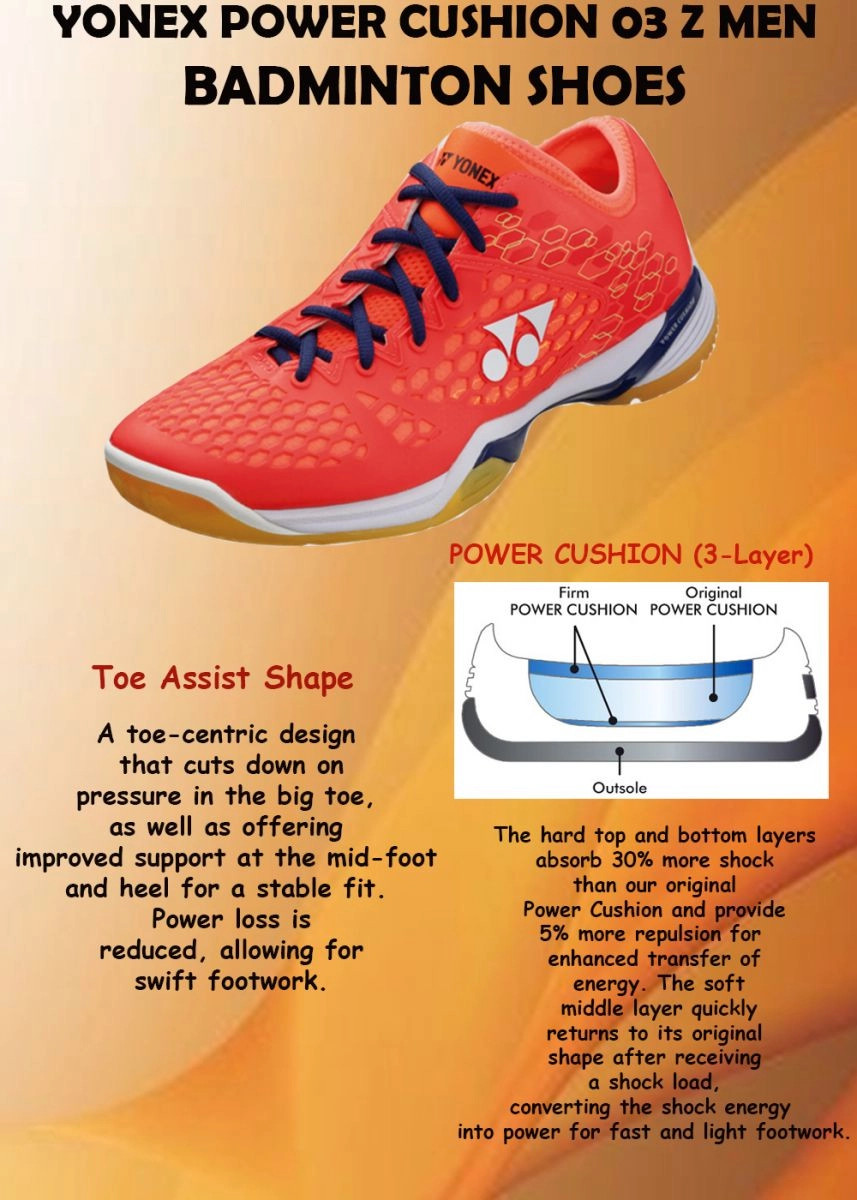 Hỗ trợ ngón chân Toe Assist Shape của Giày Yonex Power Cushion 03