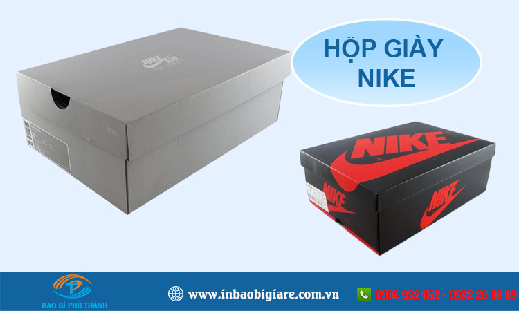 Hộp đựng giày Nike Jordan với nhiều màu sắc đặc trưng