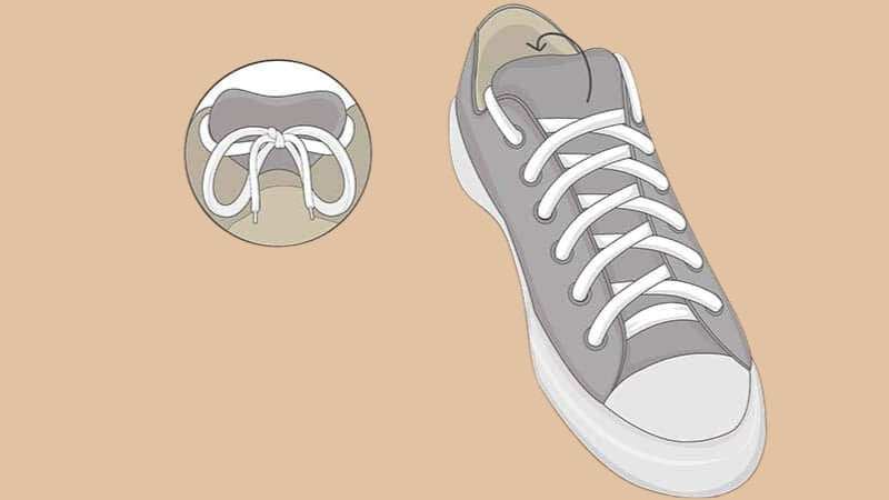 Hướng dẫn buộc giấu dây giày sneaker kiểu nút thắt ẩn