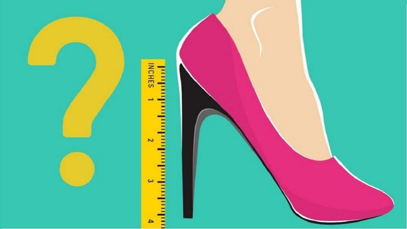 Hướng dẫn đo chiều cao gót giày phù hợp với cơ thể