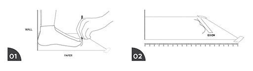 Hướng dẫn đo chiều dài bàn chân để chọn bảng size giày Skechers nam