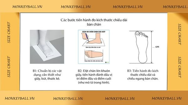 Hướng dẫn đo size giày đá bóng chuẩn