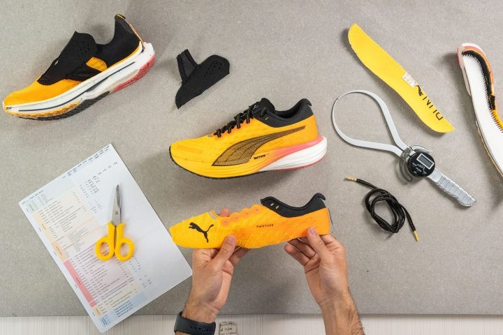 Kết quả kiểm tra trong phòng thí nghiệm của giày chạy bộ Puma Deviate Nitro 2.