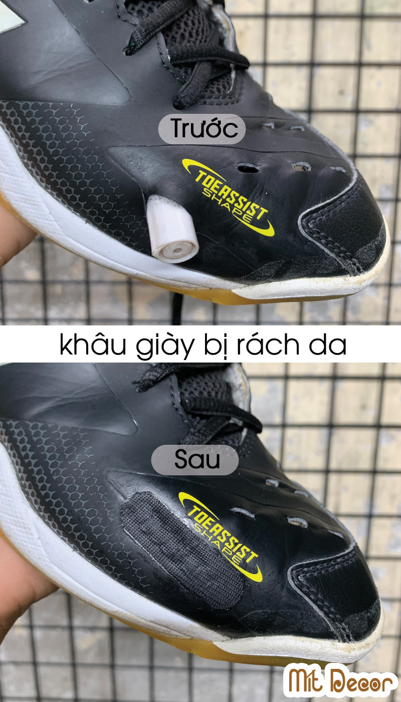 Khâu giày bị rách da chuyên nghiệp