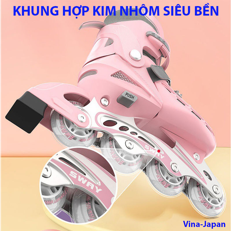Khung sườn và phanh giày trượt patin Sway T1